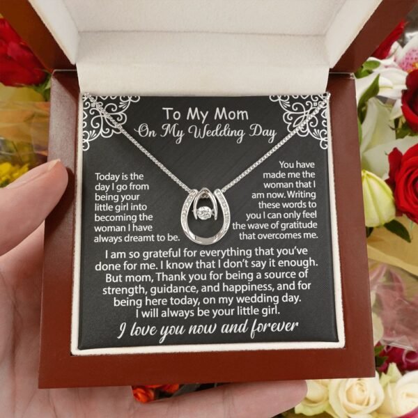 To My Mom Jewelry Gift Set On My Wedding Day - I am so grateful - Lucky In Love #e181 - Image 8