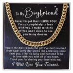 Cuban Link Chain Necklace - Message Card Jewelry - Jewelry Inns
