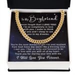 Cuban Link Chain Necklace - Message Card Jewelry - Jewelry Inns