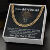 Gift Ideas - Personalized Boyfriend Necklace Cuban Link Chain -Jewelry Inns