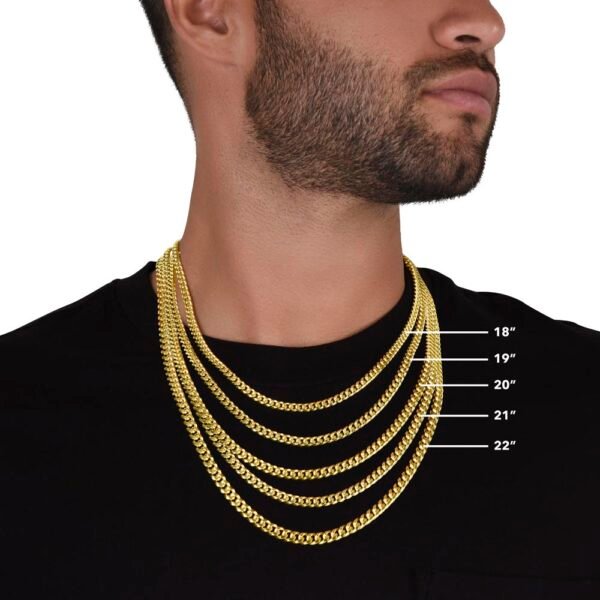 To My Boyfriend Gift - Falling in love - Cuban Link Chain Necklace #e52 - Image 16