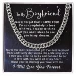 Cuban Link Chain Necklace - Message Card Jewelry - Jewelry Inns