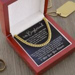 Cuban Link Chain Necklace - Message Card Jewelry - Jewelry Inns