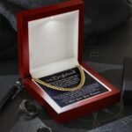 Cuban Link Chain Necklace - Message Card Jewelry - Jewelry Inns