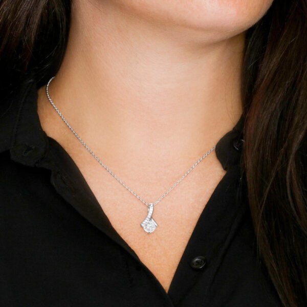 To My Granddaughter Necklace Gift - In my eyes - Alluring Beauty #e168 - Image 4