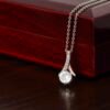 Gifts for Boyfriend's Mom: To My Boyfriend’s Mom Necklace, a perfect necklace for a meaningful Mother's Day or birthday present for your boyfriend's mom. Matched with a thoughtful message card.
