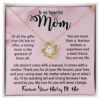 Women's Love Knot Necklace - Message Card Jewelry - Jewelry Inns