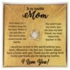Love Knot Necklace - Personalized Message Card Jewelry - Jewelry Inns