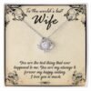 Love Knot Necklace for Wife - Personalized Jewelry