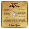 Love Knot Necklace - Personalized Message Card Jewelry - Jewelry Inns