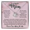 Women's Love Knot Necklace - Message Card Jewelry - Jewelry Inns