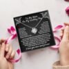 Love Knot Necklace - Personalized Message Card Jewelry - Jewelry Inns