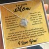Love Knot Necklace - Personalized Message Card Jewelry - Jewelry Inns