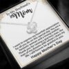 Gifts for Boyfriend's Mom: Gift For Boyfriend's Mom - To My Boyfriend's Mom Necklace, Mother's Day Birthday Xmas Ideas, Love Knot Jewelry Message Card For BF's Mother. Matched with a thoughtful message card.