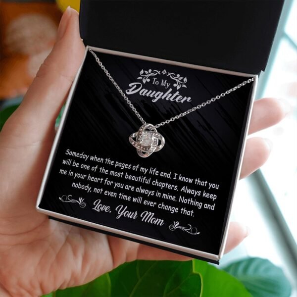 To My Daughter Gift From Mom - Love Knot #e117 - Image 5