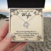 Love Knot Necklace for Wife - Personalized Jewelry