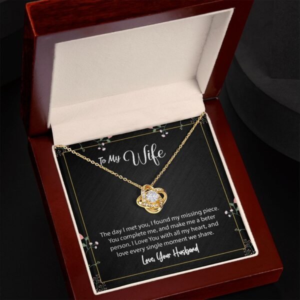 To My Wife From Husband - I found my missing piece - Love Knot #e11 - Image 10