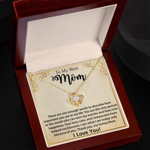 Love Knot Pendant - Personalized Message Card Jewelry - Jewelry Inns