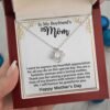 Gifts for Boyfriend's Mom: Gift For Boyfriend's Mom - To My Boyfriend's Mom Necklace, Mother's Day Birthday Xmas Ideas, Love Knot Jewelry Message Card For BF's Mother. Matched with a thoughtful message card.