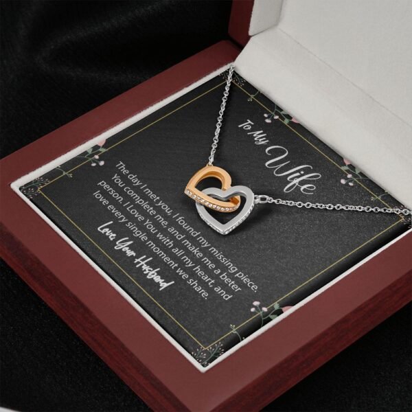 To My Wife From Husband - I found my missing piece - Interlocking Hearts #e82 - Image 16