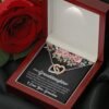 To My Granddaughter Necklace Gift - Interlocking Hearts - Jewelry Inns