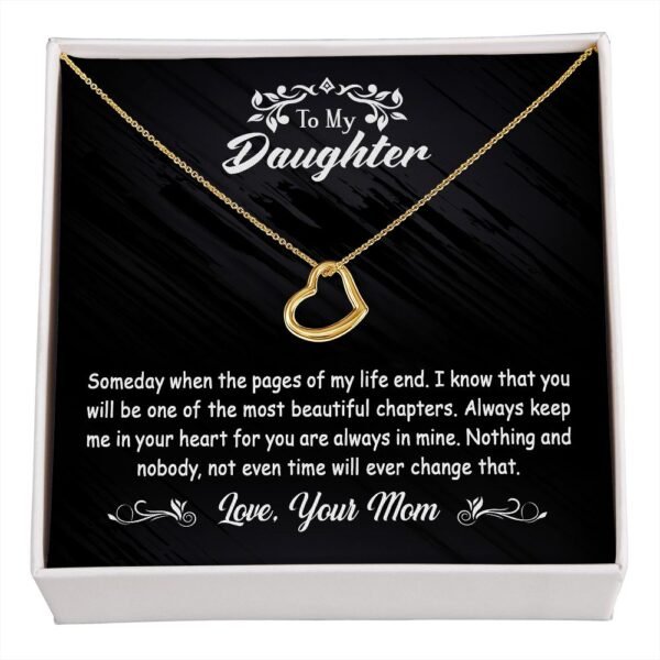 To My Daughter Gift From Mom - Delicate Heart #e118 - Image 6
