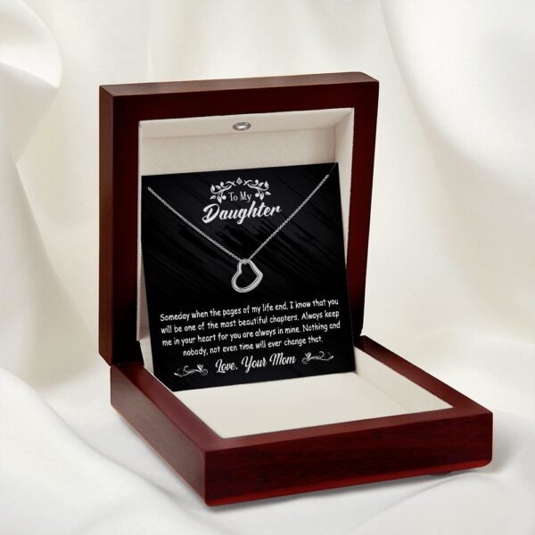 To My Daughter Gift From Mom - Delicate Heart #e118 - Image 8