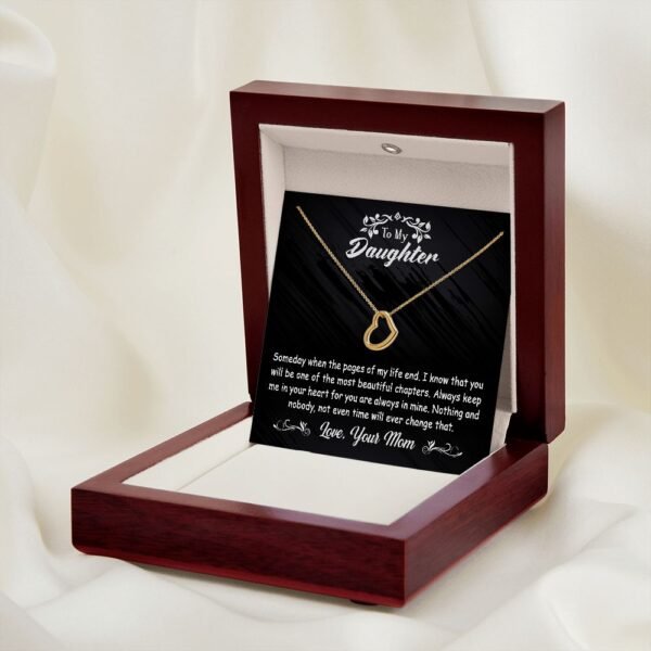 To My Daughter Gift From Mom - Delicate Heart #e118 - Image 9