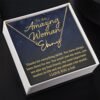 The Best Gift Idea For Mom: Personalized Signature Style Name Necklace - Unique To My Mom Birthday, Mother’s Day, Valentine’s Day, Christmas Gift Ideas, Poem Message Card Pendant Jewelry For Her, is the perfect gift to delight your mother.