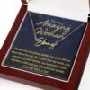 The Best Gift Idea For Mom: Personalized Signature Style Name Necklace - Unique To My Mom Birthday, Mother’s Day, Valentine’s Day, Christmas Gift Ideas, Poem Message Card Pendant Jewelry For Her, is the perfect gift to delight your mother.