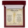 Flower Name Necklace - Custom Message Card Jewelry - Jewelry Inns