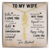 Necklace Gift for Wife - Custom Message Card Jewelry - Jewelry Inns