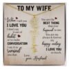 Necklace Gift for Wife - Custom Message Card Jewelry - Jewelry Inns