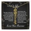 Custom Flower Name Necklace - Message Card Jewelry - Jewelry Inns