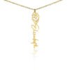 Personalized Name Necklace - Flower Name Necklace - Jewelry Inns