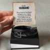 Cross Leather Bracelet - Custom Message Card Jewelry - Jewelry Inns