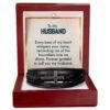 Cross Leather Bracelet - Custom Message Card Jewelry - Jewelry Inns