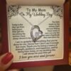 Wedding Jewelry for Mom - Message Card Jewelry - Jewelry Inns