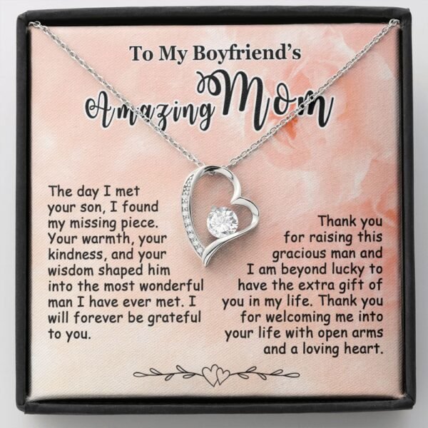 Gifts for Boyfriend's Mom, To My Boyfriends Mom Necklace, Boyfriend's Mom Gifts #e248 - Image 17