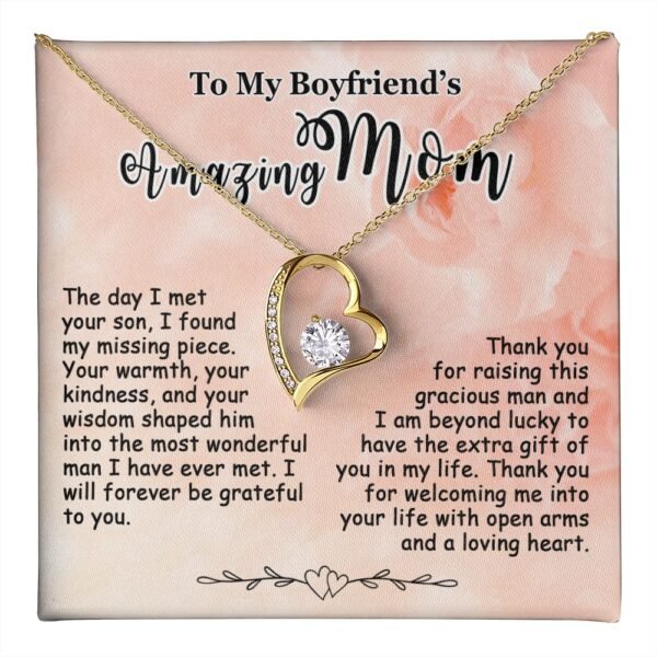 Gifts for Boyfriend's Mom, To My Boyfriends Mom Necklace, Boyfriend's Mom Gifts #e248 - Image 23