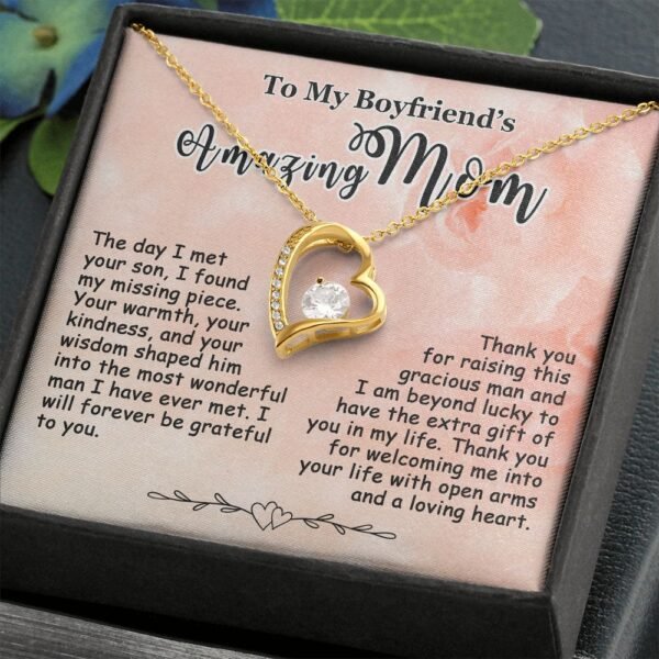 Gifts for Boyfriend's Mom, To My Boyfriends Mom Necklace, Boyfriend's Mom Gifts #e248 - Image 6