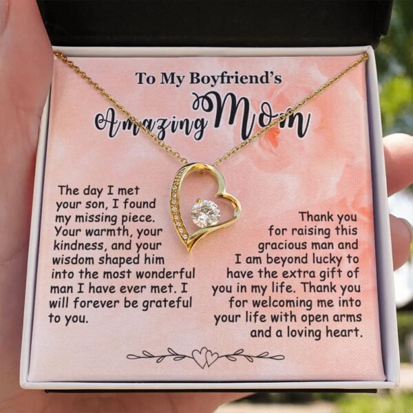 Gifts for Boyfriend's Mom, To My Boyfriends Mom Necklace, Boyfriend's Mom Gifts #e248 - Image 28