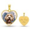 Dog Mom Necklace - Luxury Heart Necklace - Jewelry Inns