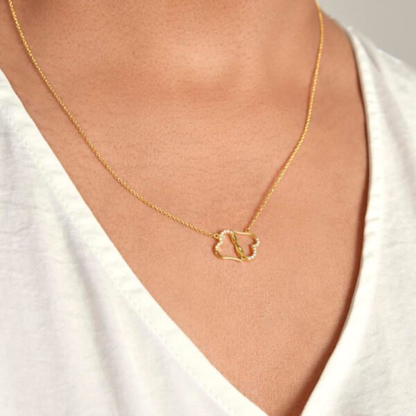 To My Daughter Gift From Mom Solid God & Real Diamond Necklace - The most beautiful chapters - Everlasting Love #e140 - Image 5
