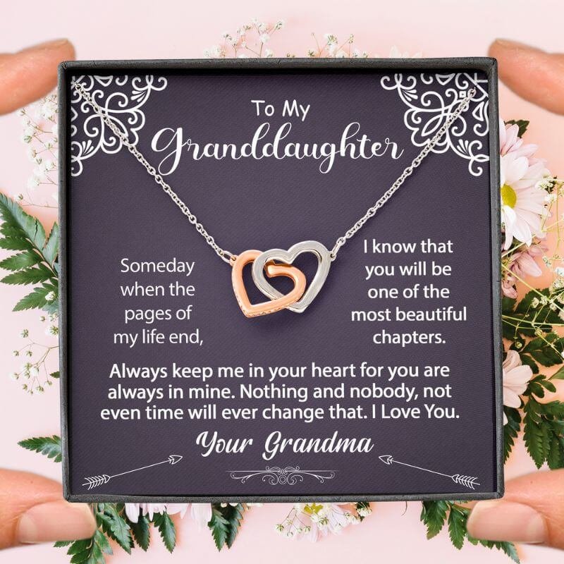 To My Granddaughter Necklace - jewerlyinns.com